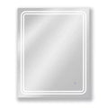 24"x30" Single Frameless Dimmable LED Wall Mirror with Anti Fog Glass - Tosca: Wall Mounted, Rectangular Shaving Mirror