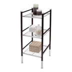Tour de rangement duplex à 3 niveaux noire – Tout organiser