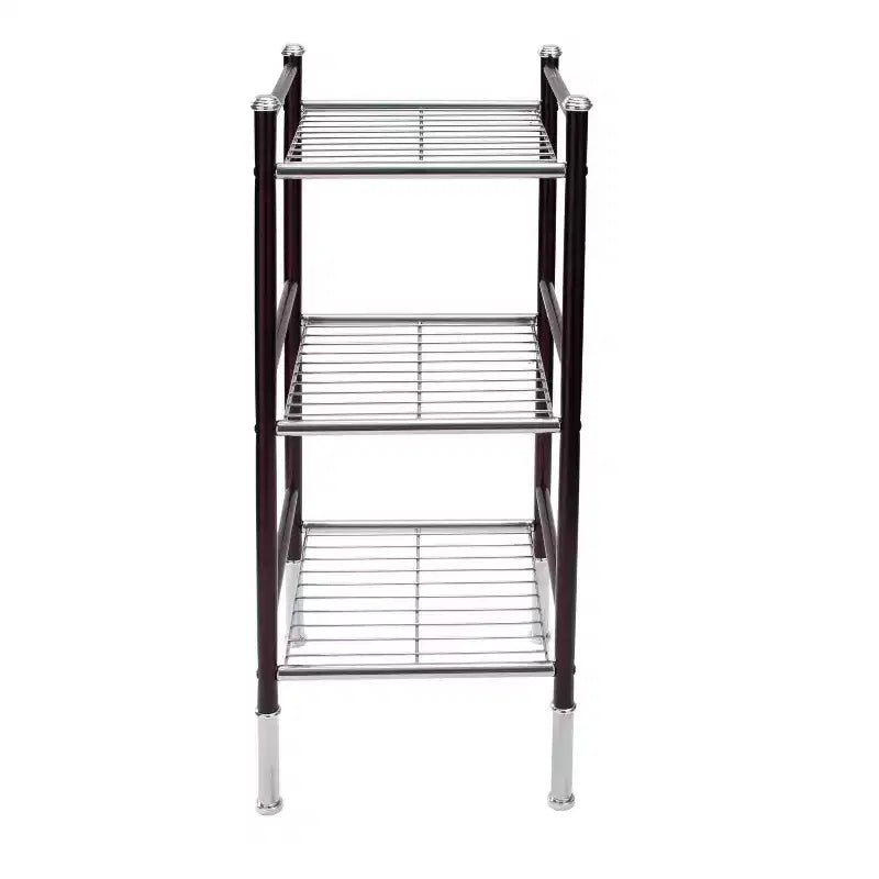 Tour de rangement duplex à 3 niveaux noire – Tout organiser