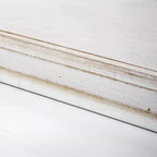 Ensemble de 3 étagères d'angle flottantes en bois blanchi 8" x 16" blanc - American Art Decor : rangement rustique de style ferme en MDF, aucun assemblage requis