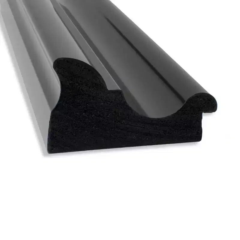 Miroir de porte pleine longueur Amanti Art noir colonial non biseauté de 20 po x 54 po – Quincaillerie de suspension incluse, cadre en polystyrène