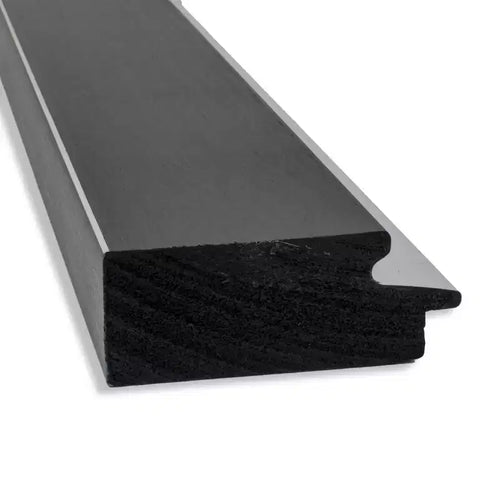 Miroir de porte pleine longueur noir et argenté en EVA de 20 po x 54 po sans biseau - Amanti Art : à suspendre sur la porte