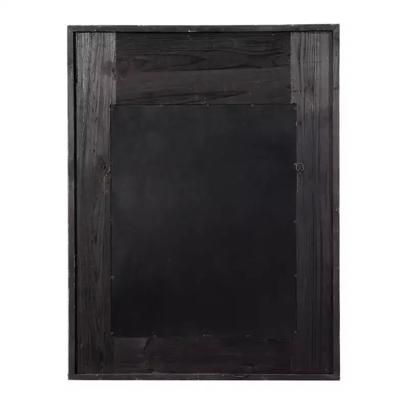 Miroir mural en bois floral sculpté d'acanthe marron - Olivia & May