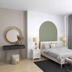 Miroir mural en métal avec cadre à anneaux superposés Or - Olivia & May : Style contemporain, cadre en fer, 97,4 cm