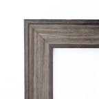 Miroir mural en bois de grange rustique non biseauté 33" x 27" - Amanti Art
