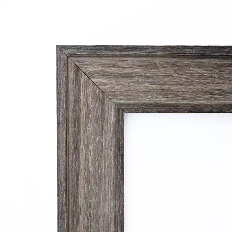 Miroir mural en bois de grange rustique non biseauté 33" x 27" - Amanti Art
