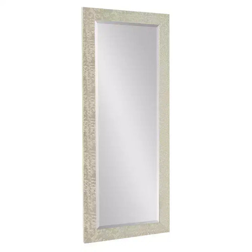 18" x 50" Coolidge Framed Beveled Decorative Wall Mirror Gold - Kate & Laurel All Things Decor: Champagne Finish, Textured