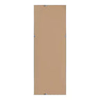 Miroir mural décoratif biseauté encadré Coolidge 46 cm x 127 cm Or - Kate & Laurel All Things Decor: Finition Champagne, Texturé