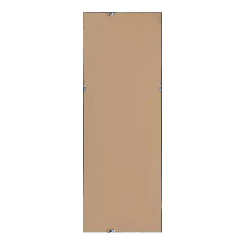 Miroir mural décoratif biseauté encadré Coolidge 46 cm x 127 cm Or - Kate & Laurel All Things Decor: Finition Champagne, Texturé