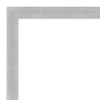 Miroir mural étroit Grace non biseauté 20" x 26" nickel brossé - Amanti Art : Cadre en polystyrène, Fixation murale