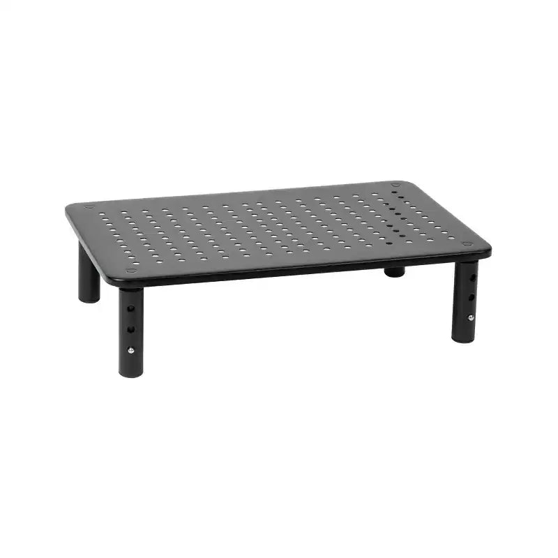 Support d'écran Mind Reader, réglable en hauteur, rehausseur d'ordinateur portable ventilé, bureau, métal, 36,8 cm (L) x 23,5 cm (l) x 10,2-14 cm (H), noir