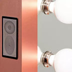 Miroir de courtoisie Hollywood à LED avec 12 ampoules, miroir grossissant magnétique 5X, Bluetooth, mural ou sur table