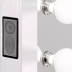Miroir de courtoisie Hollywood à LED avec 12 ampoules, miroir grossissant magnétique 5X, Bluetooth, mural ou sur table