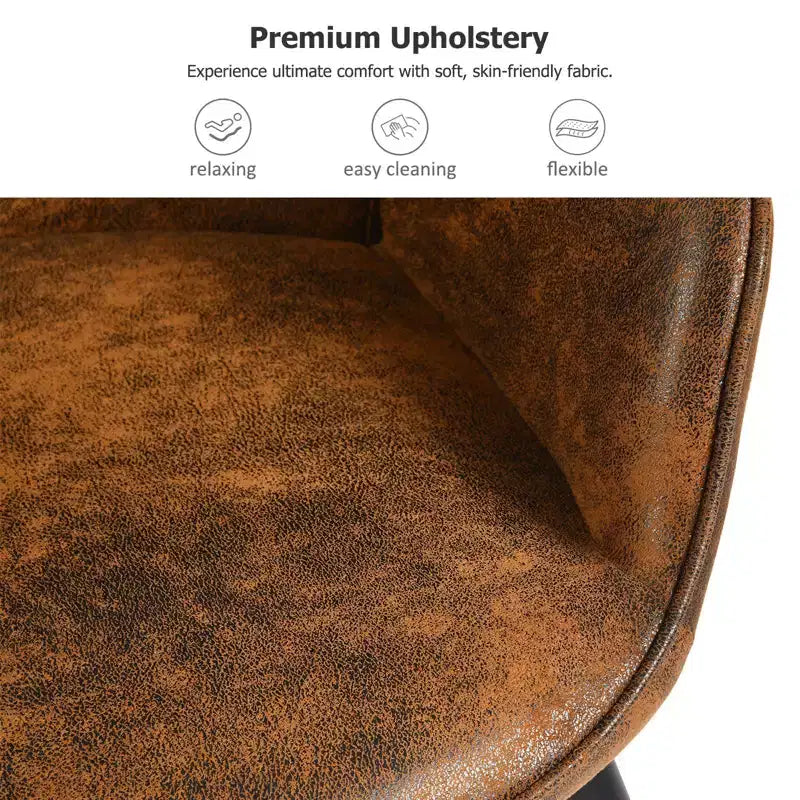 Fauteuil d'appoint à dossier haut et pieds en bois, avec revêtement capitonné, pour salon ou chambre à coucher