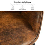 Fauteuil d'appoint à dossier haut et pieds en bois, avec revêtement capitonné, pour salon ou chambre à coucher