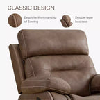 Fauteuil inclinable, planeur et bascule manuel pour salon