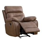 Fauteuil inclinable, planeur et bascule manuel pour salon