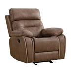 Fauteuil inclinable, planeur et bascule manuel pour salon