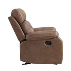 Fauteuil inclinable, planeur et bascule manuel pour salon