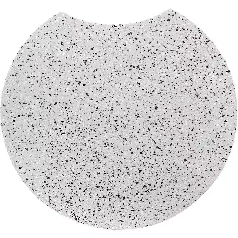 Table d'appoint Dimple Black Iron, Table d'appoint modulaire en terrazzo, Design gigogne contemporain