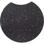 Table d'appoint Dimple Black Iron, Table d'appoint modulaire en terrazzo, Design gigogne contemporain