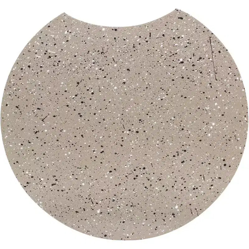 Table d'appoint Dimple Black Iron, Table d'appoint modulaire en terrazzo, Design gigogne contemporain