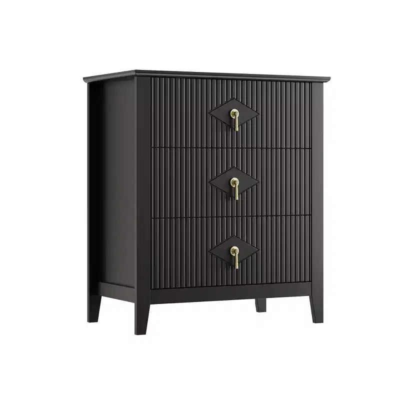 Commode cannelée de 54 pouces de large, commode en bois à 7 tiroirs pour chambre à coucher, commode moderne, armoire de rangement pour salon, couloir