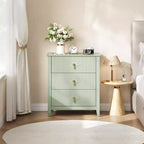 Commode cannelée de 54 pouces de large, commode en bois à 7 tiroirs pour chambre à coucher, commode moderne, armoire de rangement pour salon, couloir