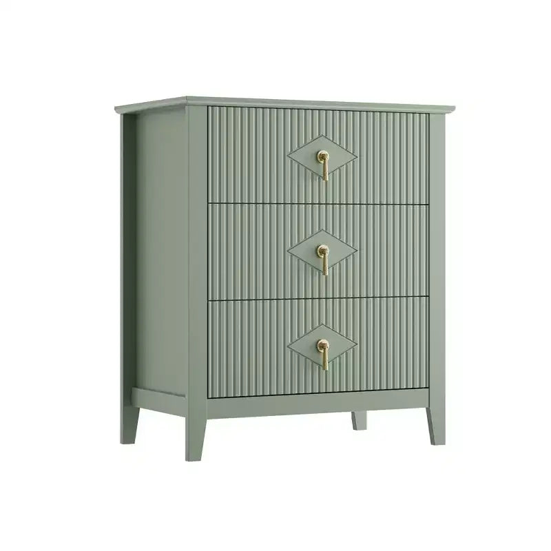 Commode cannelée de 54 pouces de large, commode en bois à 7 tiroirs pour chambre à coucher, commode moderne, armoire de rangement pour salon, couloir