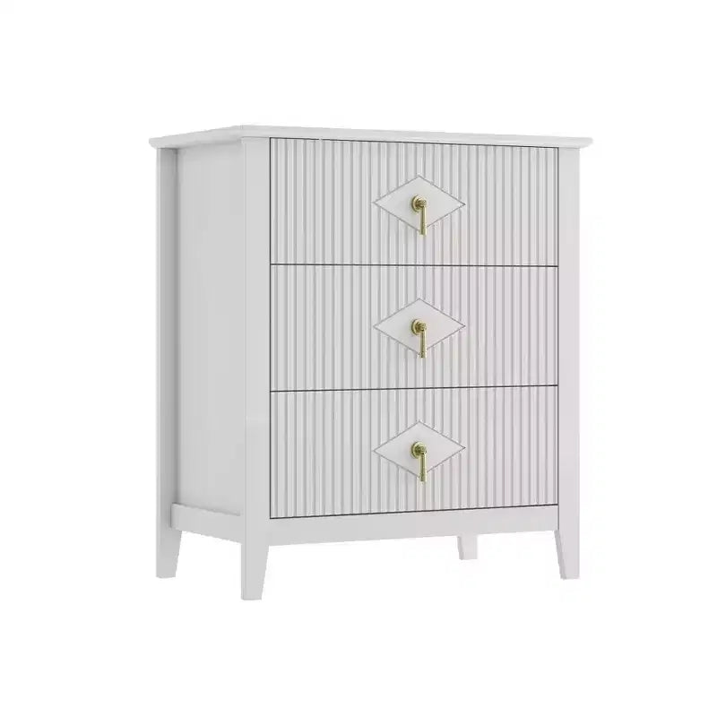 Commode cannelée de 54 pouces de large, commode en bois à 7 tiroirs pour chambre à coucher, commode moderne, armoire de rangement pour salon, couloir