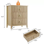 Commode cannelée de 54 pouces de large, commode en bois à 7 tiroirs pour chambre à coucher, commode moderne, armoire de rangement pour salon, couloir