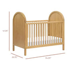 Lit de bébé convertible 3-en-1 Babyletto Bondi avec kit de conversion pour lit de tout-petit