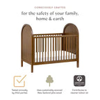Lit de bébé convertible 3-en-1 Babyletto Bondi avec kit de conversion pour lit de tout-petit