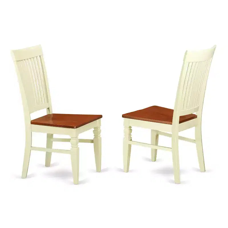 Ensemble de salle à manger vintage 5 pièces - Table de cuisine et 4 chaises noir cerise - Style victorien