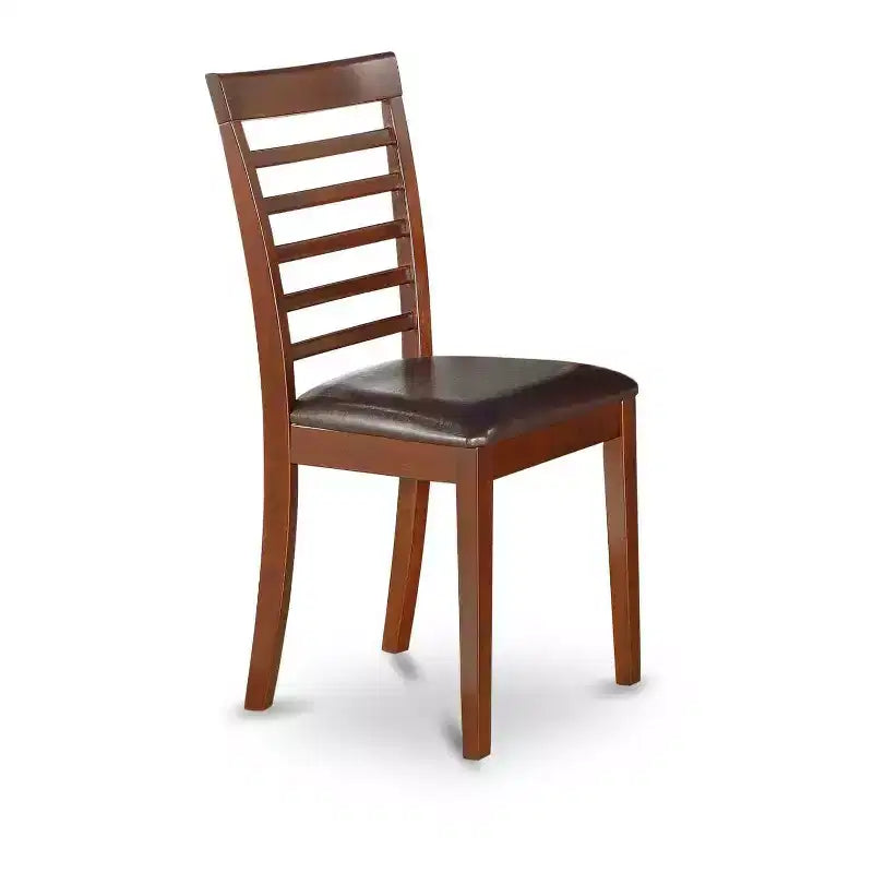 Ensemble de salle à manger chic 7 pièces - Table rectangulaire avec rallonge et 6 chaises de salle à manger - 81x152 cm