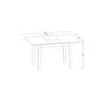 Ensemble de table de cuisine – Table à manger avec chaises, Ensemble de salle à manger moderne, Petit ensemble table et chaises, Meubles de salle à manger en bois