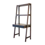 GDFStudio Lindsey Bureau échelle moderne de 68 po avec étagères