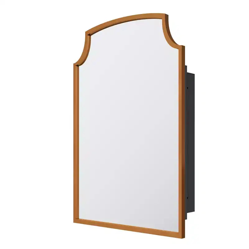 Armoire à pharmacie encadrée en métal 20x30 pouces - Armoire de salle de bain avec miroir et rangement, à fixer au mur ou encastrable, noir