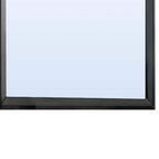 Miroir Contemporain Rectangulaire Royal Hampton 45 pouces avec Cadre en Bois, Gris