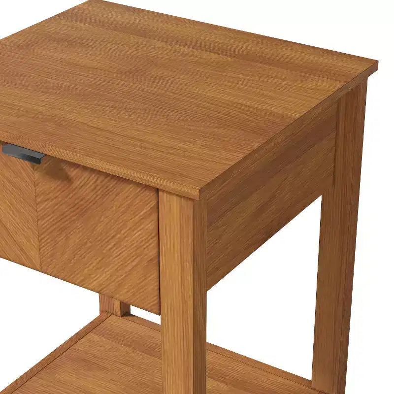 Table de chevet à 1 tiroir et étagère ouverte Galano 16,5 L x 15,4 P x 23,2 H