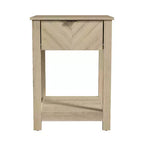 Table de chevet à 1 tiroir et étagère ouverte Galano 16,5 L x 15,4 P x 23,2 H