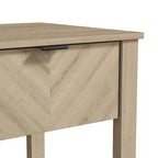Table de chevet à 1 tiroir et étagère ouverte Galano 16,5 L x 15,4 P x 23,2 H