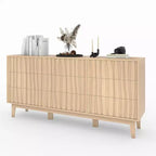 Commode à 9 tiroirs pour chambre, commode en bois de 150 cm de large, grande commode meuble TV, organisateur de rangement pour vêtements pour salon, couloir, chambre