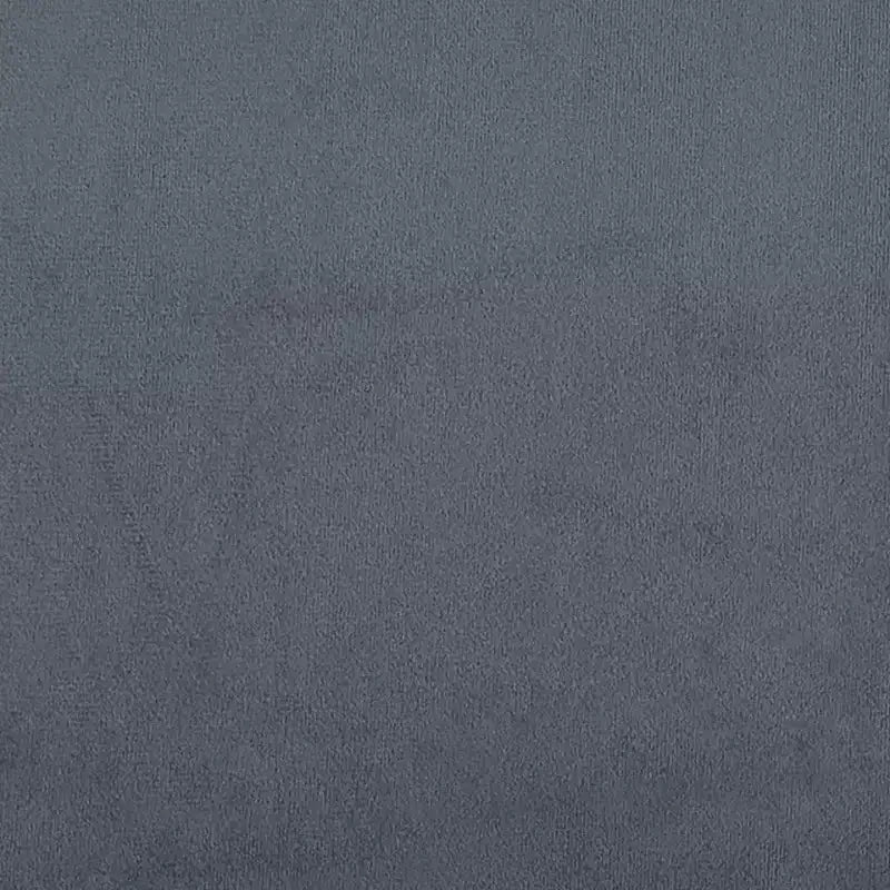 Cadre de lit Velours gris foncé (100 % polyester), contreplaqué, bois composite