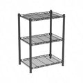 3 Tier Wire Shelf Metal Shelving Unit Storage Shelves Rack Utility Small Slim Stable Organizer Home Kitchen Garage Pantry