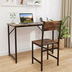 Lot de 4 chaises de salle à manger Costway avec pieds en métal, dossier incliné et assise large pour salon