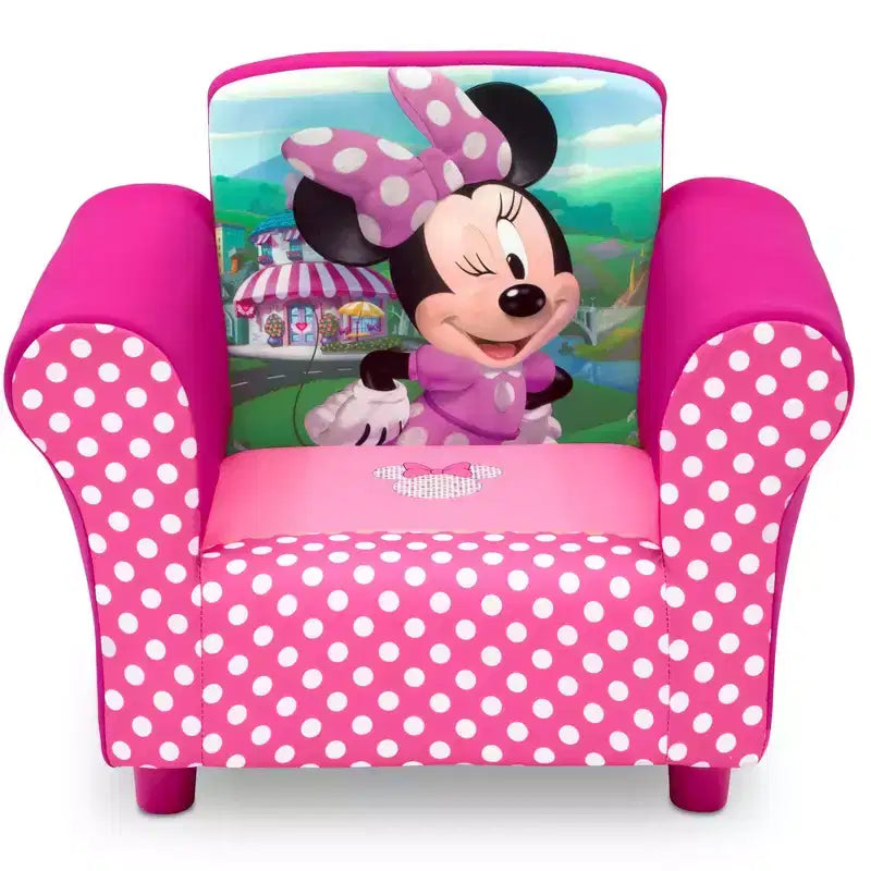 Fauteuil rembourré pour enfants Minnie Mouse Delta Children