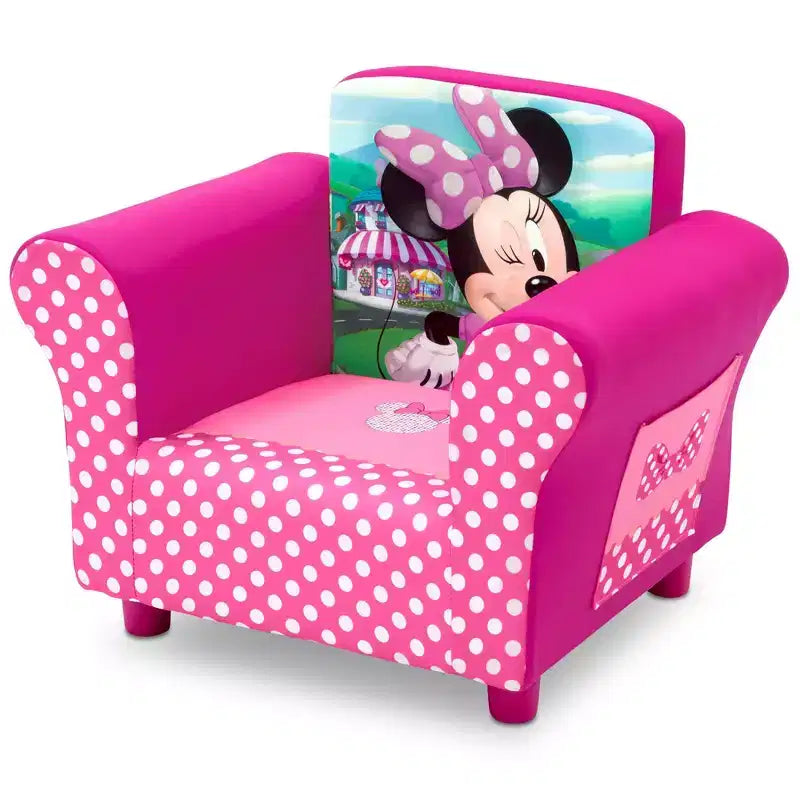 Fauteuil rembourré pour enfants Minnie Mouse Delta Children