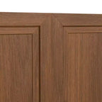 Buffet de rangement à 3 portes en bois avec étagères réglables - 93 x 31 po (L x H)