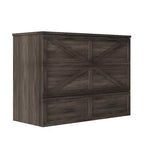 Lit armoire escamotable Polibi avec tiroir de rangement et station de charge